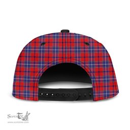 Scottish Wishart Dress Clan Tartan Snapback Hat - Classic Scottish Plaid Tartan Plaid