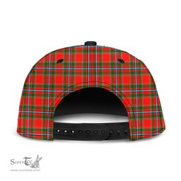 Scottish Drummond of Perth Clan Tartan Snapback Hat - Crest Classic Scottish Plaid Tartan Plaid