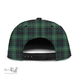 Scottish MacAulay Hunting Ancient Clan Tartan Snapback Hat - Crest Classic Scottish Plaid Tartan Plaid