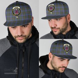 Scottish Ogilvie Hunting Modern Clan Tartan Snapback Hat - Crest Classic Scottish Plaid Tartan Plaid
