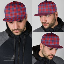 Scottish Wishart Dress Clan Tartan Snapback Hat - Classic Scottish Plaid Tartan Plaid