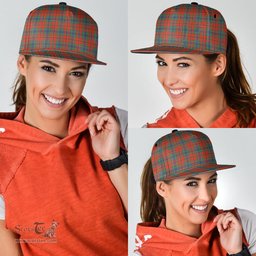 Scottish MacLean of Duart Ancient Clan Tartan Snapback Hat - Classic Scottish Plaid Tartan Plaid