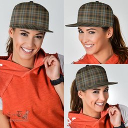 Scottish Stewart Hunting Weathered Clan Tartan Snapback Hat - Classic Scottish Plaid Tartan Plaid