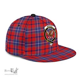 Scottish Wishart Dress Clan Tartan Snapback Hat - Crest Classic Scottish Plaid Tartan Plaid