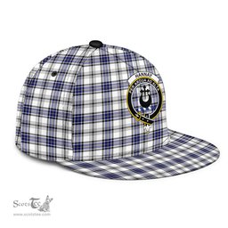 Scottish Hannay Modern Clan Tartan Snapback Hat - Crest Classic Scottish Plaid Tartan Plaid