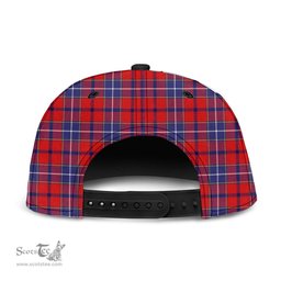 Scottish Wishart Dress Clan Tartan Snapback Hat - Crest Classic Scottish Plaid Tartan Plaid