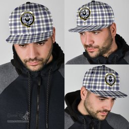 Scottish Hannay Modern Clan Tartan Snapback Hat - Crest Classic Scottish Plaid Tartan Plaid