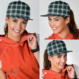 Scottish Blackwatch Dress Modern Clan Tartan Snapback Hat - Classic Scottish Plaid Tartan Plaid