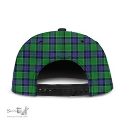 Scottish Graham of Menteith Modern Clan Tartan Snapback Hat - Crest Classic Scottish Plaid Tartan Plaid