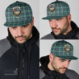 Scottish MacDonald of the Isles Hunting Ancient Clan Tartan Snapback Hat - Crest Classic Scottish Plaid Tartan Plaid