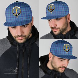 Scottish Mercer Modern Clan Tartan Snapback Hat - Crest Classic Scottish Plaid Tartan Plaid