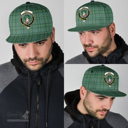 Scottish Ross Hunting Ancient Clan Tartan Snapback Hat - Crest Classic Scottish Plaid Tartan Plaid