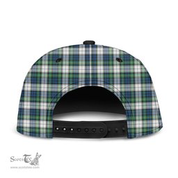 Scottish Gordon Dress Ancient Clan Tartan Snapback Hat - Crest Classic Scottish Plaid Tartan Plaid