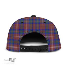 Scottish Chisholm Hunting Modern Clan Tartan Snapback Hat - Crest Classic Scottish Plaid Tartan Plaid