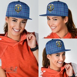 Scottish Mercer Modern Clan Tartan Snapback Hat - Crest Classic Scottish Plaid Tartan Plaid