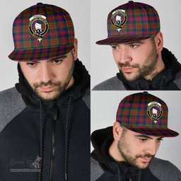 Scottish Tennant Clan Tartan Snapback Hat - Crest Classic Scottish Plaid Tartan Plaid