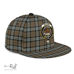 Scottish Graham of Menteith Weathered Clan Tartan Snapback Hat - Crest Classic Scottish Plaid Tartan Plaid