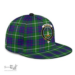 Scottish MacIntyre Hunting Modern Clan Tartan Snapback Hat - Crest Classic Scottish Plaid Tartan Plaid