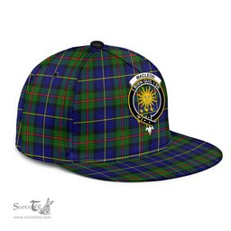 Scottish MacLeod of Harris Modern Clan Tartan Snapback Hat - Crest Classic Scottish Plaid Tartan Plaid
