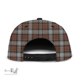 Scottish MacRae Hunting Weathered Clan Tartan Snapback Hat - Crest Classic Scottish Plaid Tartan Plaid