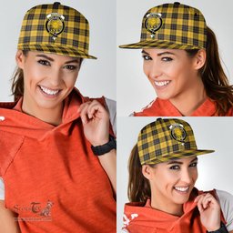 Scottish MacLeod of Lewis Ancient Clan Tartan Snapback Hat - Crest Classic Scottish Plaid Tartan Plaid