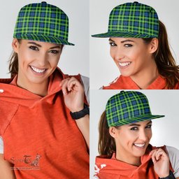 Scottish Campbell of Breadalbane Ancient Clan Tartan Snapback Hat - Classic Scottish Plaid Tartan Plaid