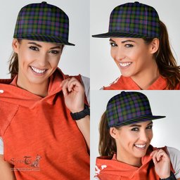 Scottish Murray of Atholl Modern Clan Tartan Snapback Hat - Classic Scottish Plaid Tartan Plaid