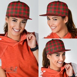 Scottish Stewart of Appin Modern Clan Tartan Snapback Hat - Classic Scottish Plaid Tartan Plaid