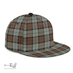 Scottish MacLeod of Harris Weathered Clan Tartan Snapback Hat - Classic Scottish Plaid Tartan Plaid