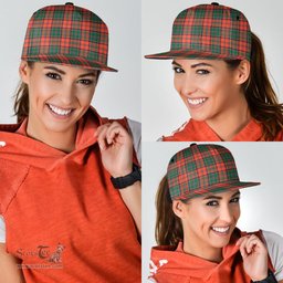 Scottish Stewart of Appin Ancient Clan Tartan Snapback Hat - Classic Scottish Plaid Tartan Plaid
