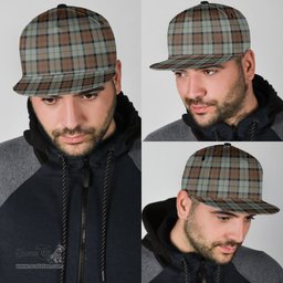 Scottish MacLeod of Harris Weathered Clan Tartan Snapback Hat - Classic Scottish Plaid Tartan Plaid