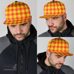 Scottish MacLeod of Raasay Clan Tartan Snapback Hat - Classic Scottish Plaid Tartan Plaid