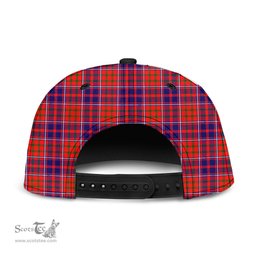 Scottish Cameron of Lochiel Modern Clan Tartan Snapback Hat - Classic Scottish Plaid Tartan Plaid