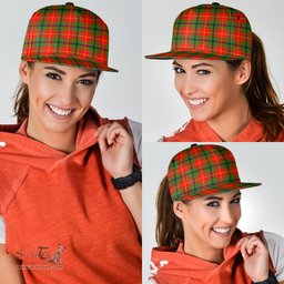 Scottish Turnbull Dress Clan Tartan Snapback Hat - Classic Scottish Plaid Tartan Plaid