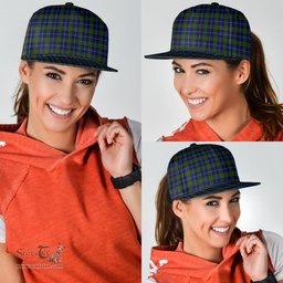 Scottish MacLeod of Harris Modern Clan Tartan Snapback Hat - Classic Scottish Plaid Tartan Plaid