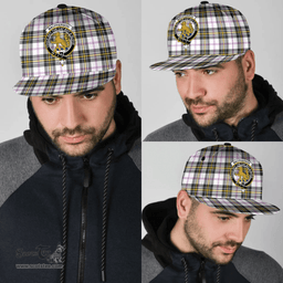 Scottish MacPherson Dress Modern Clan Tartan Snapback Hat - Crest Classic Scottish Plaid Tartan Plaid