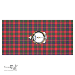 Scottish Charteris (Earl of Wemyss) Clan Tartan Tablecloth - Crest Classic Scottish Plaid Tartan Plaid