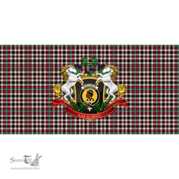 Scottish Borthwick Dress Ancient Clan Tartan Tablecloth - Unicorn Thistle Style Scottish Plaid Tartan Plaid
