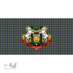 Scottish Campbell Faded Clan Tartan Tablecloth - Unicorn Thistle Style Scottish Plaid Tartan Plaid