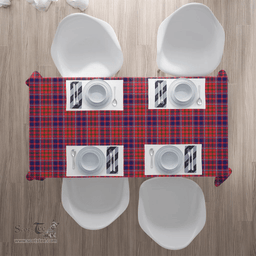 Scottish Cameron of Lochiel Modern Clan Tartan Tablecloth - Classic Scottish Plaid Tartan Plaid