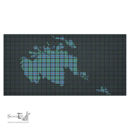 Scottish Campbell of Cawdor Ancient Clan Tartan Tablecloth - Map Scotland Style Scottish Plaid Tartan Plaid