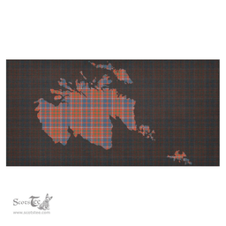 Scottish Cameron of Lochiel Ancient Clan Tartan Tablecloth - Map Scotland Style Scottish Plaid Tartan Plaid