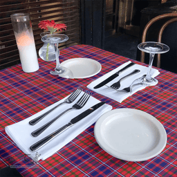 Scottish Cameron of Lochiel Modern Clan Tartan Tablecloth - Classic Scottish Plaid Tartan Plaid