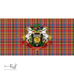 Scottish Drummond of Strathallan Clan Tartan Tablecloth - Unicorn Thistle Style Scottish Plaid Tartan Plaid