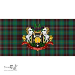 Scottish Chisholm Hunting Ancient Clan Tartan Tablecloth - Unicorn Thistle Style Scottish Plaid Tartan Plaid