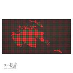 Scottish Kerr Modern Clan Tartan Tablecloth - Map Scotland Style Scottish Plaid Tartan Plaid