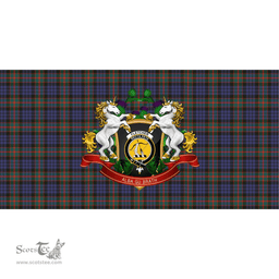 Scottish Fletcher of Dunans Clan Tartan Tablecloth - Unicorn Thistle Style Scottish Plaid Tartan Plaid