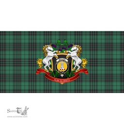 Scottish MacLean Hunting Ancient Clan Tartan Tablecloth - Unicorn Thistle Style Scottish Plaid Tartan Plaid