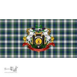 Scottish Gordon Dress Ancient Clan Tartan Tablecloth - Unicorn Thistle Style Scottish Plaid Tartan Plaid