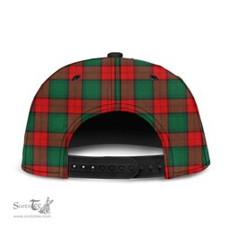 Scottish Stewart Atholl Modern Clan Tartan Snapback Hat - Crest Classic Scottish Plaid Tartan Plaid